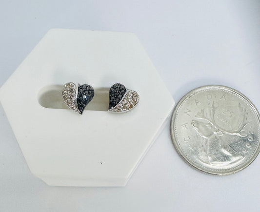 Balance & Love Diamond Stud Earrings