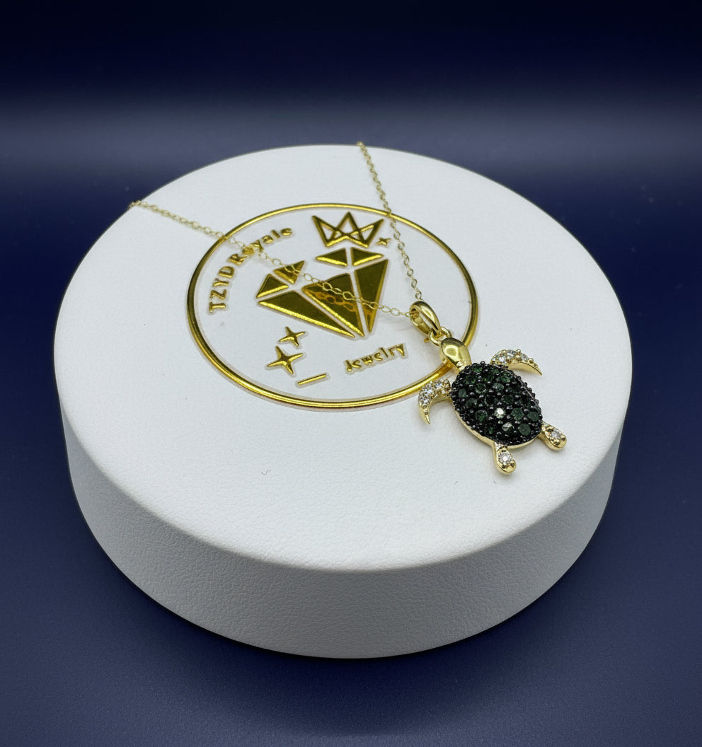 The ‘Ocean ‘s Grace Turtle Necklace