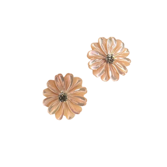Maria Pearl Flower Earrings