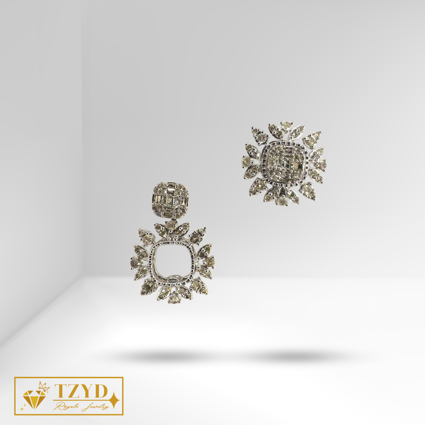 Marimar Square Manyways Stud/Drop