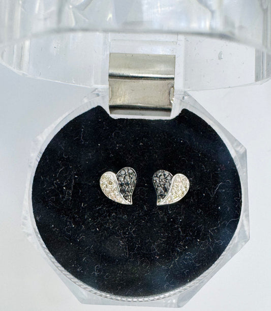 Balance & Love Diamond Stud Earrings