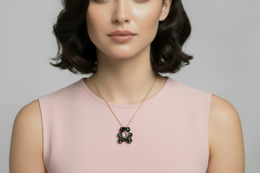 Swarovzki Teddy Pendant
