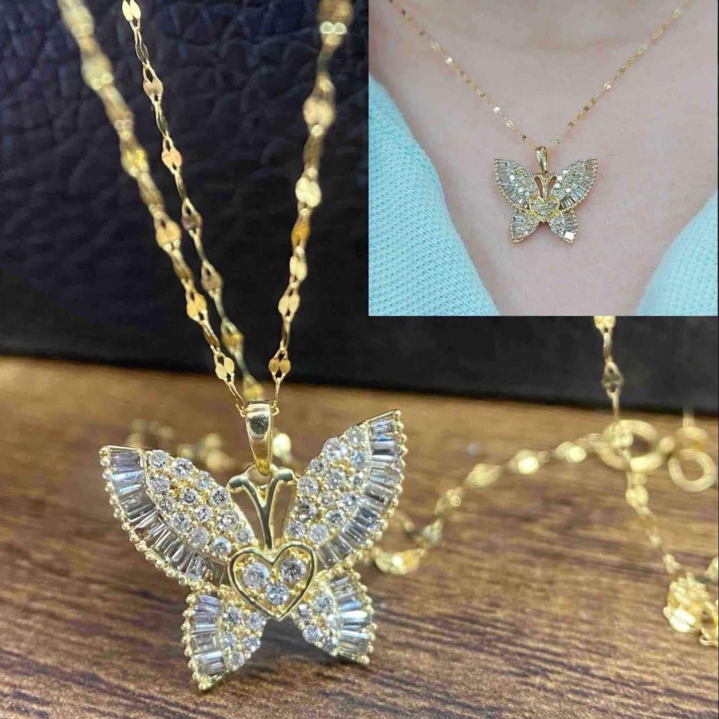 Butterfly Diamond Necklace