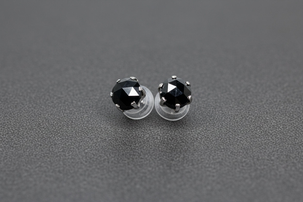 Black Diamond Earrings
