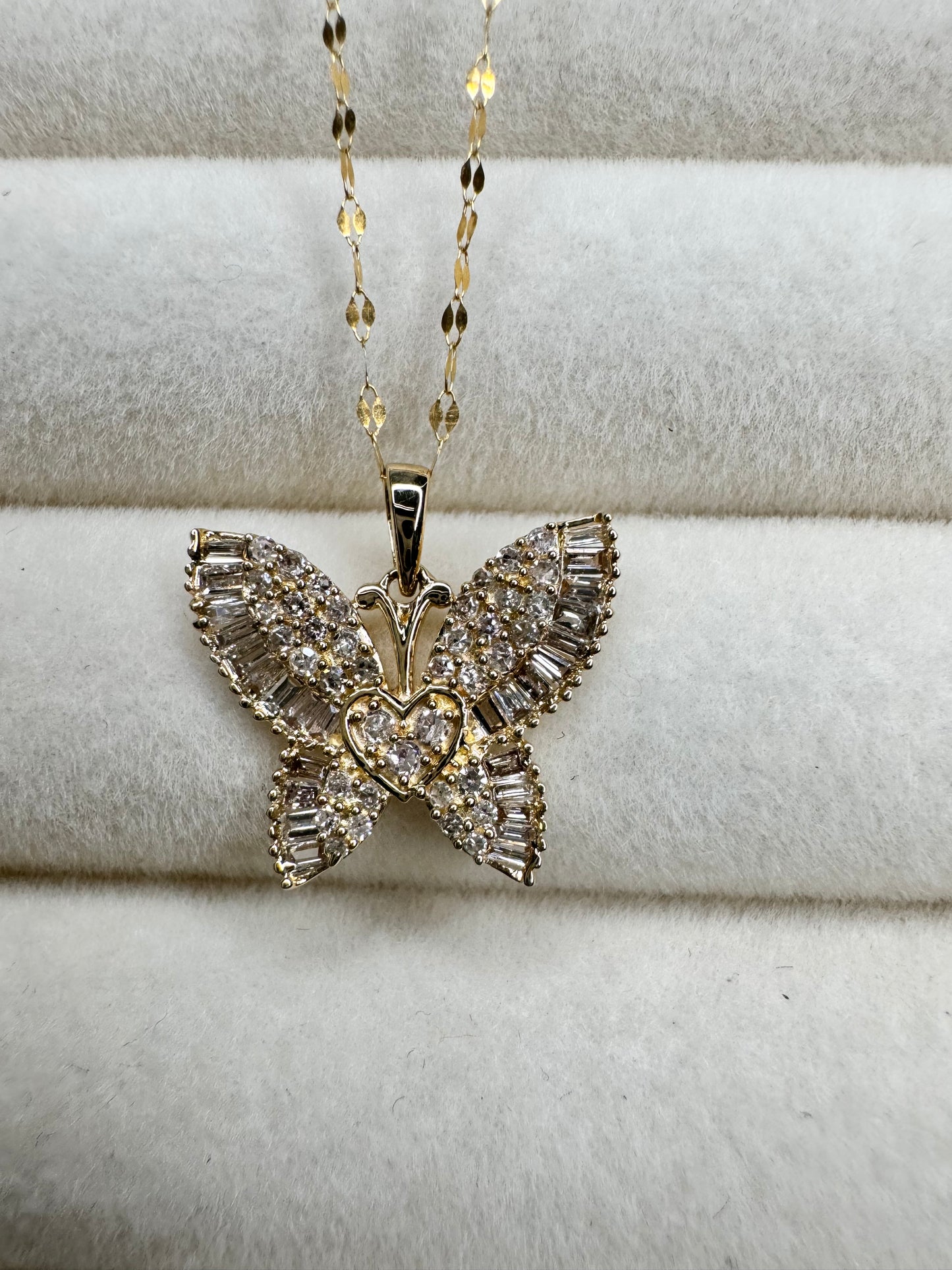 Butterfly Diamond Necklace