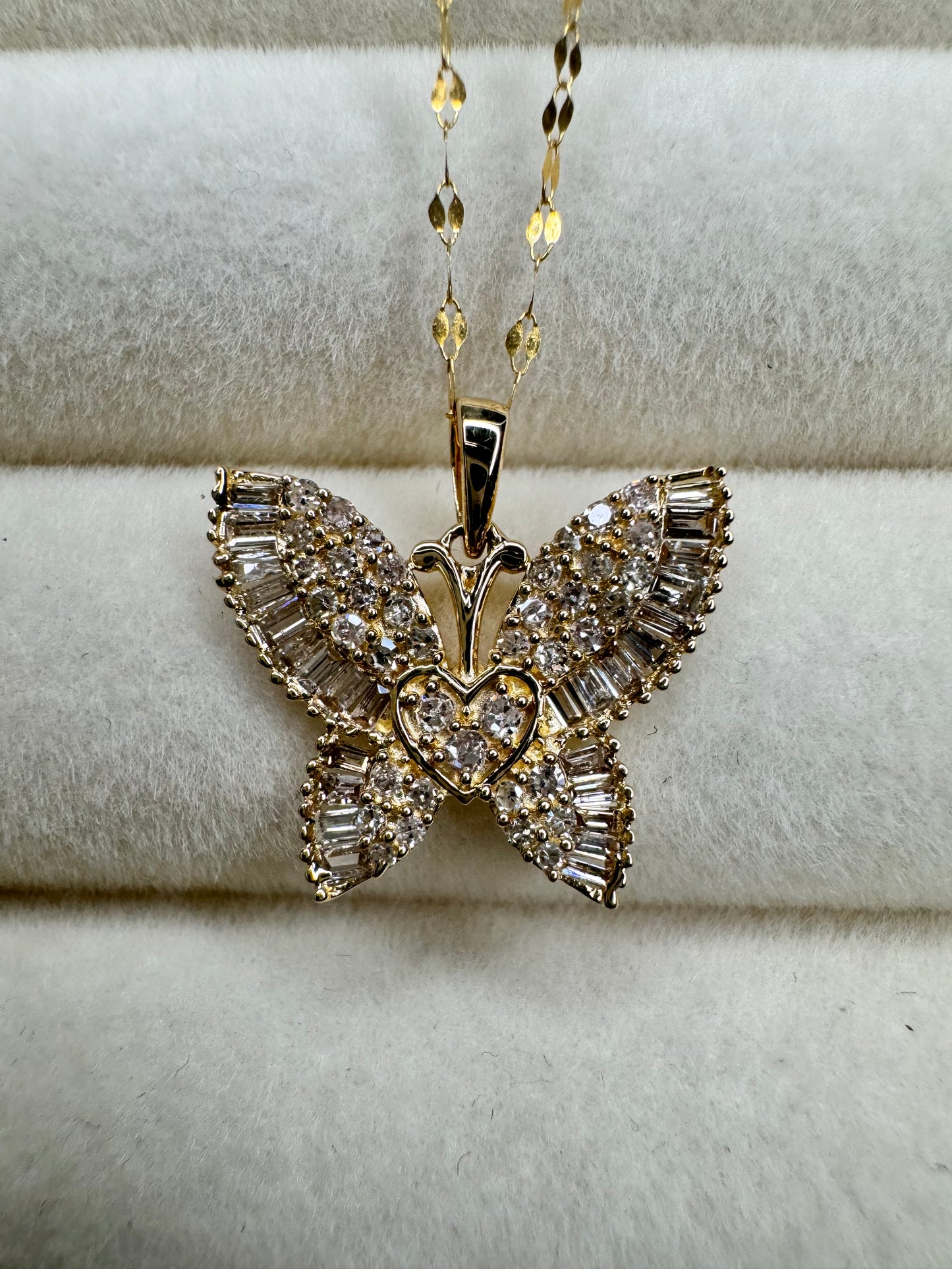 Butterfly Diamond Necklace
