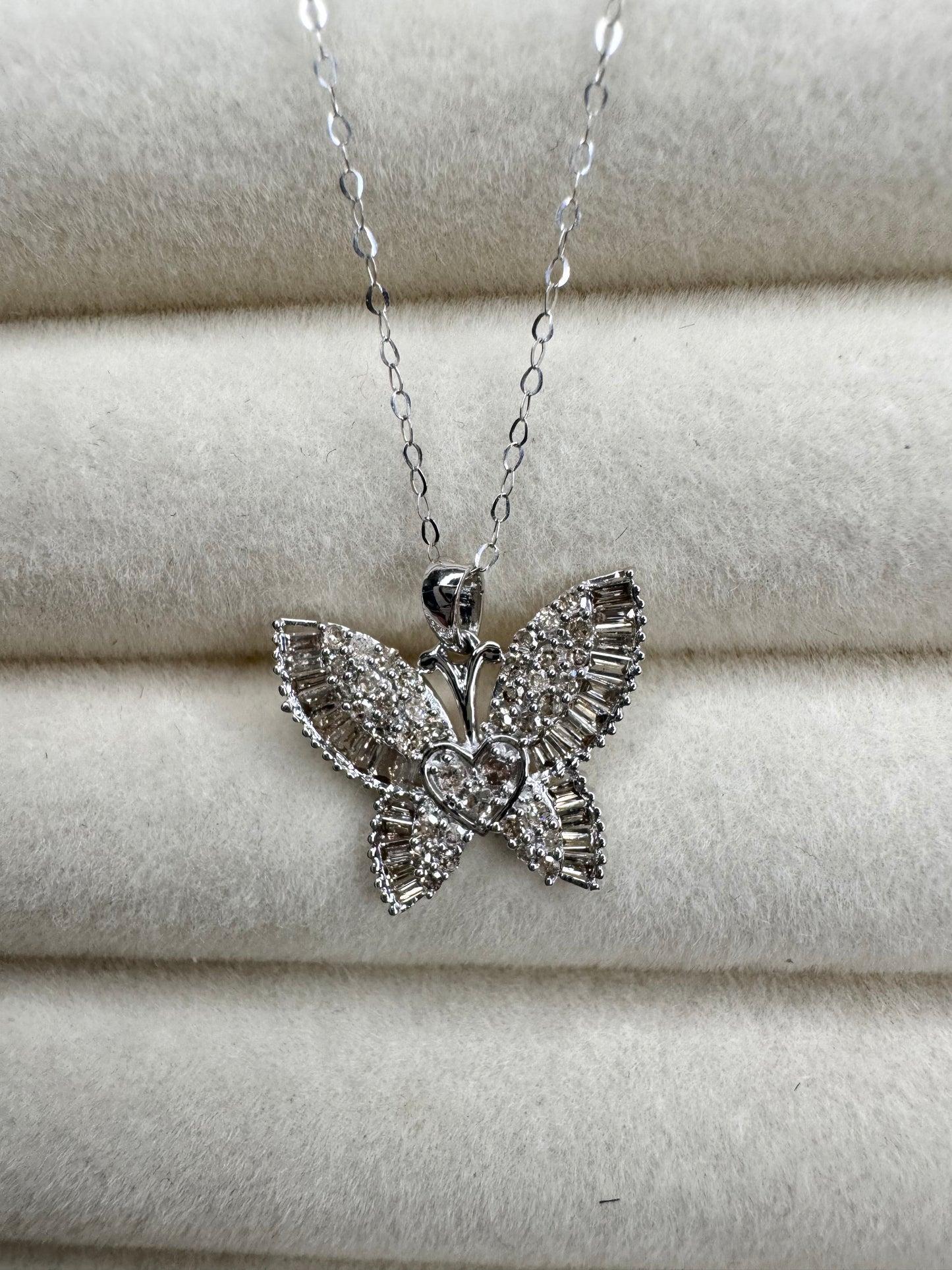 Butterfly Diamond Necklace