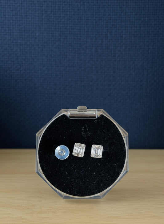 Emerald Illusion Earrings