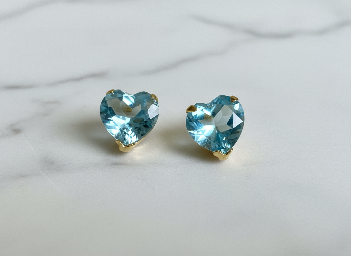Heart Blue Topaz