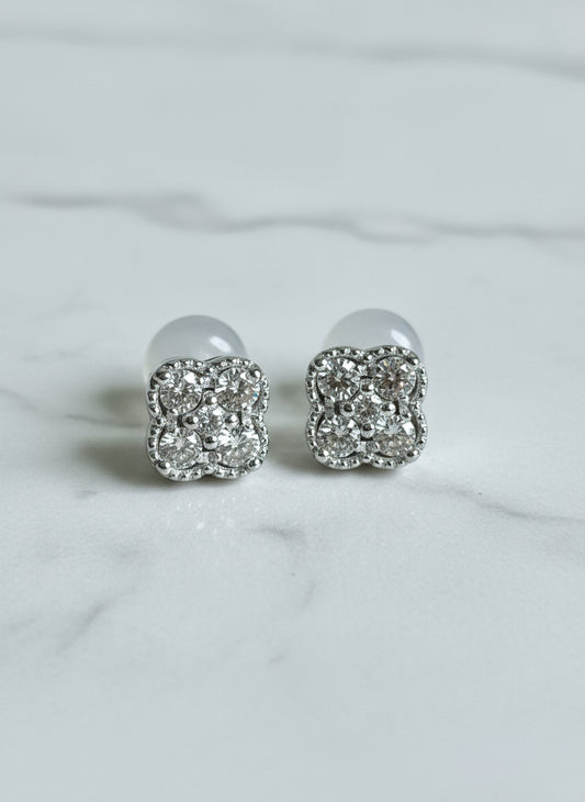 Solid Clover Earrings