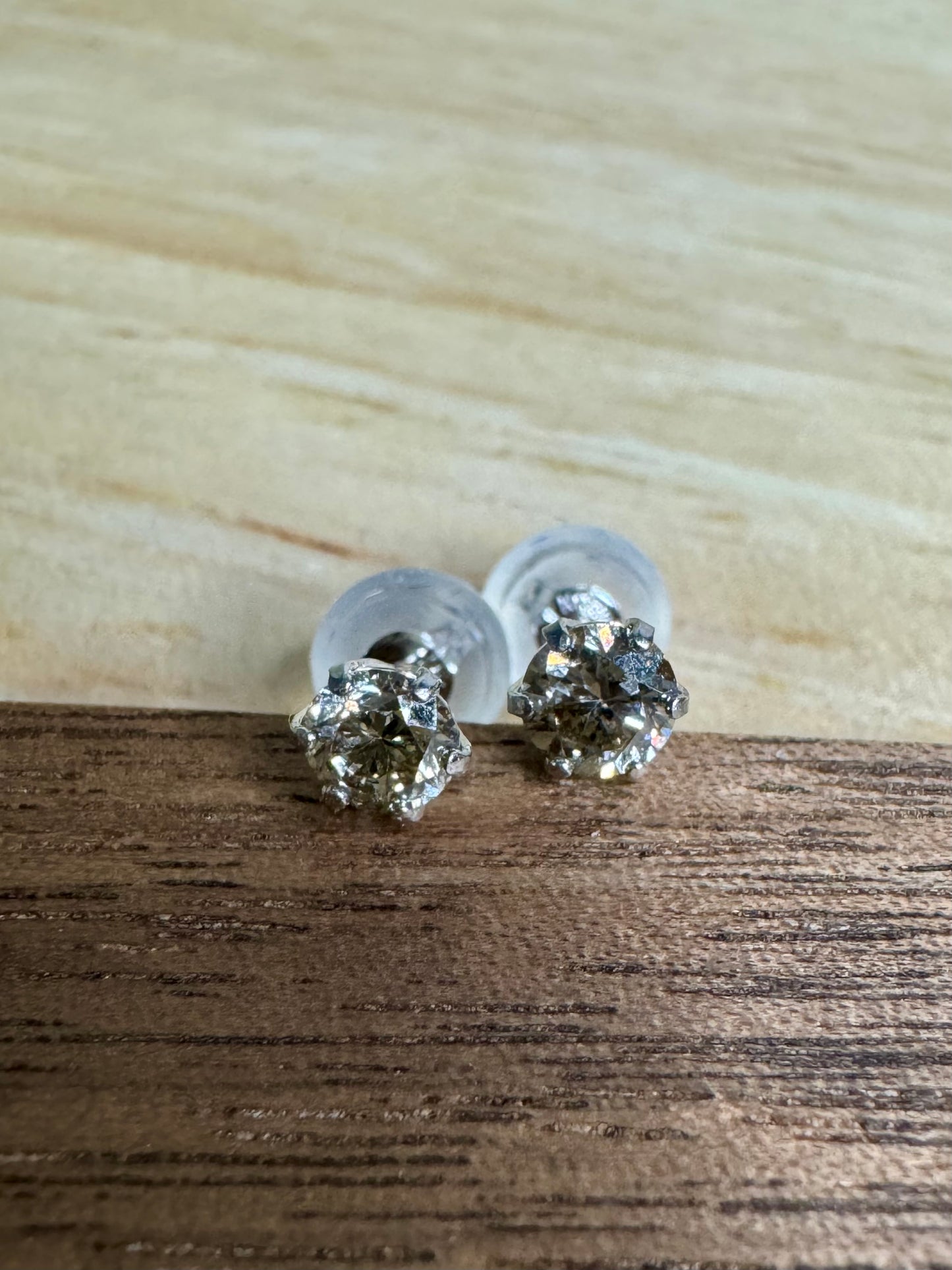 Solitaire Earrings