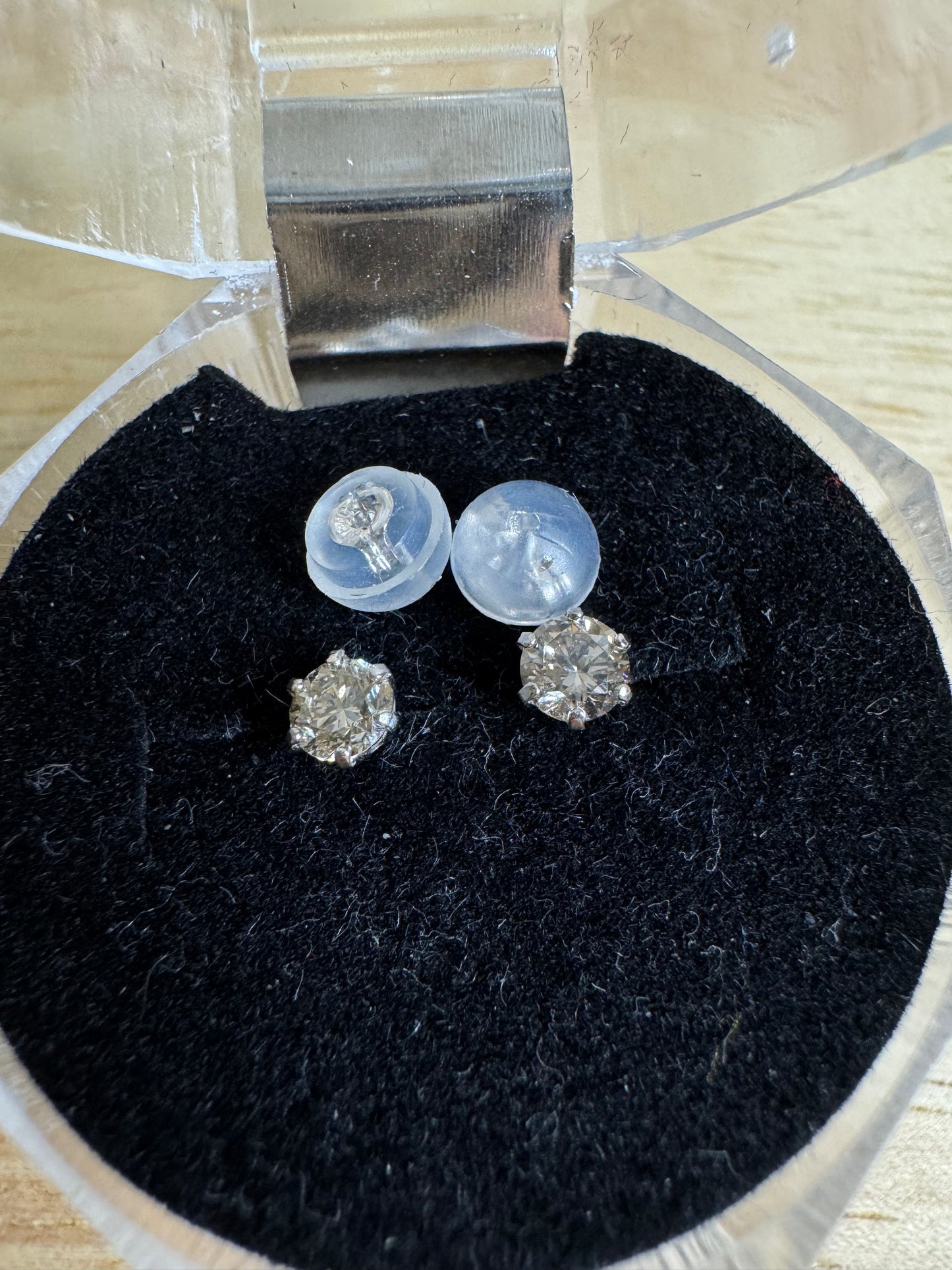 Solitaire Earrings