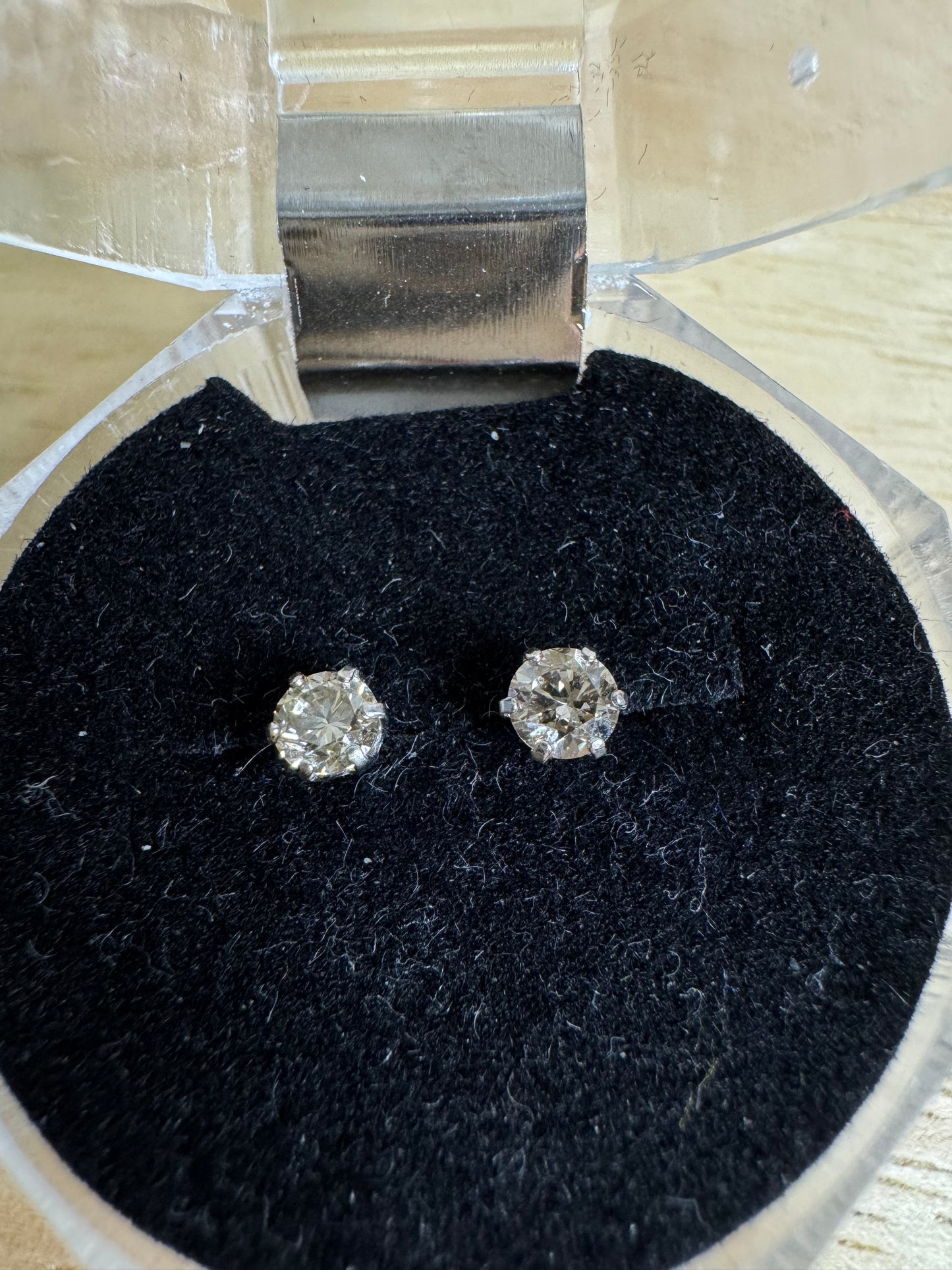 Solitaire Earrings