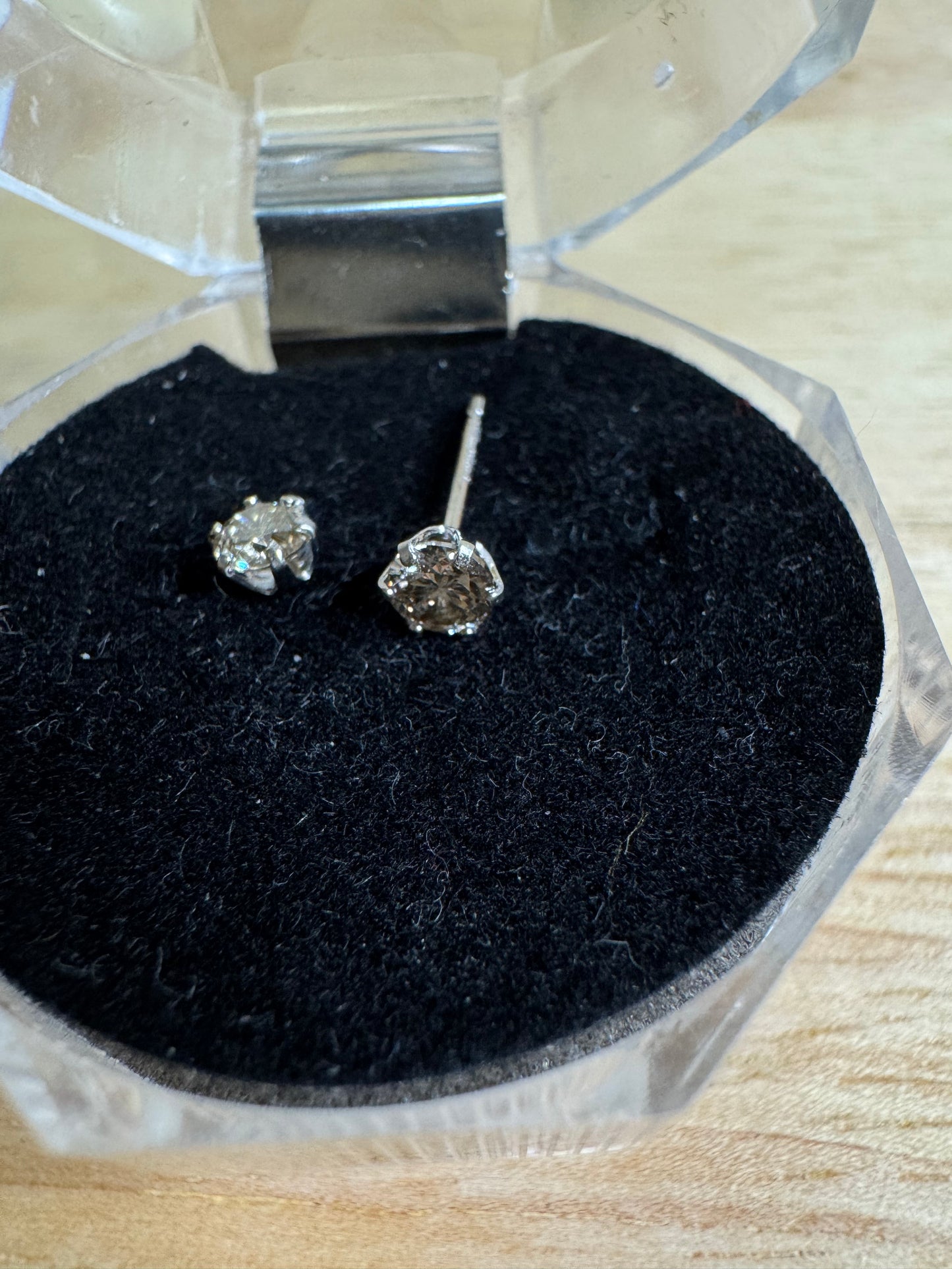 Solitaire Earrings