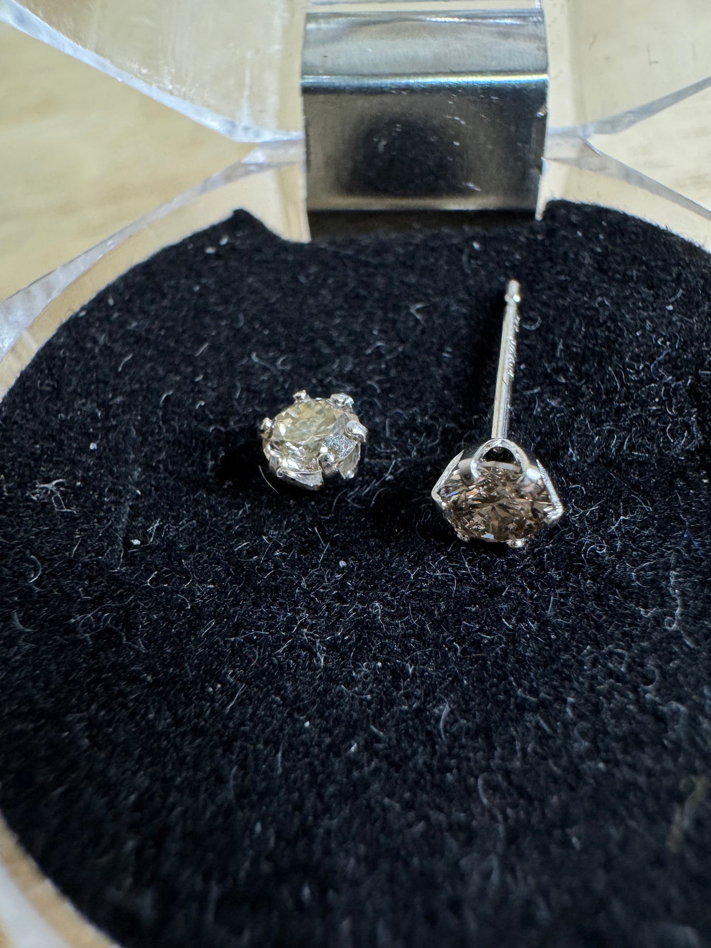 Solitaire Earrings