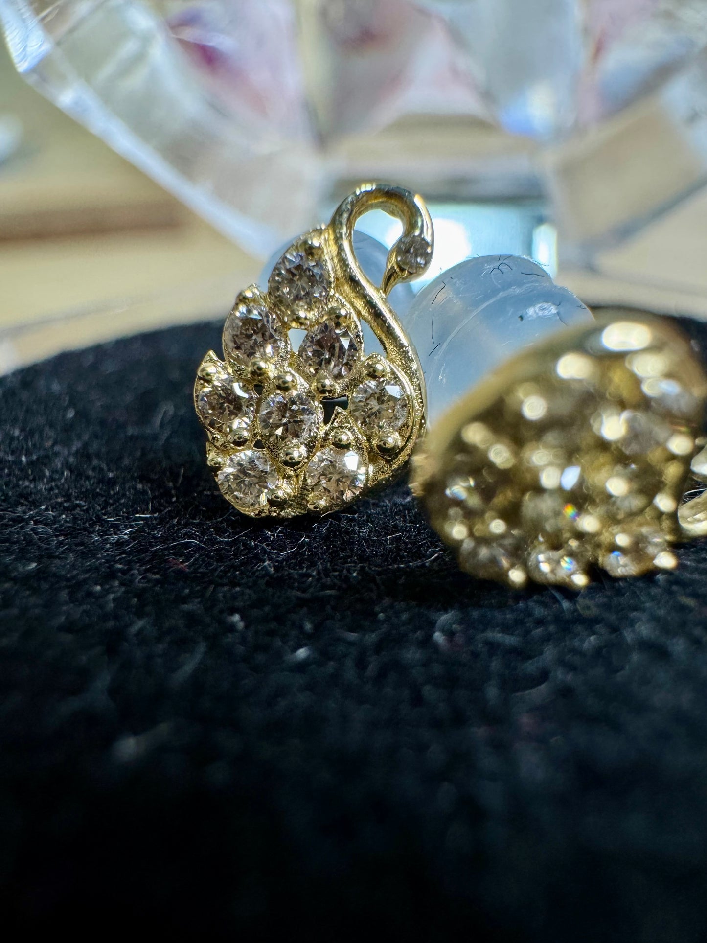 Swan Earrings