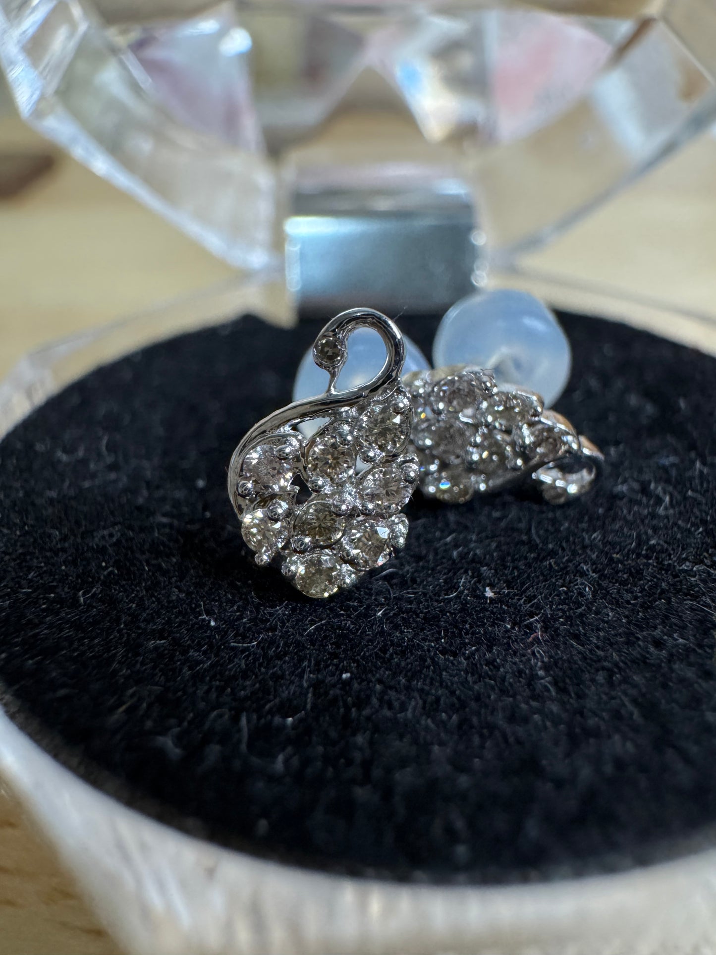 Swan Earrings