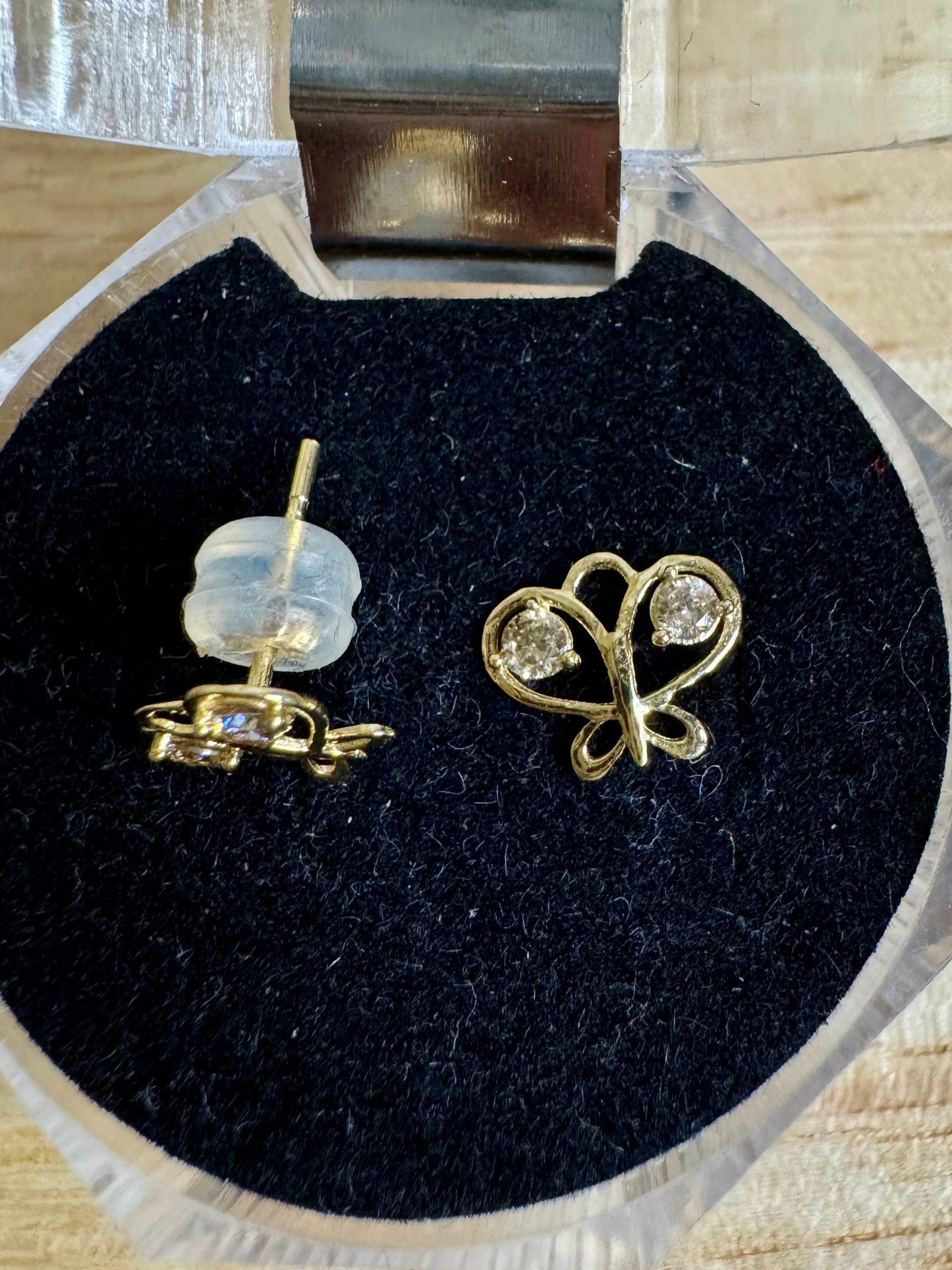 Butterfly Dia Earring
