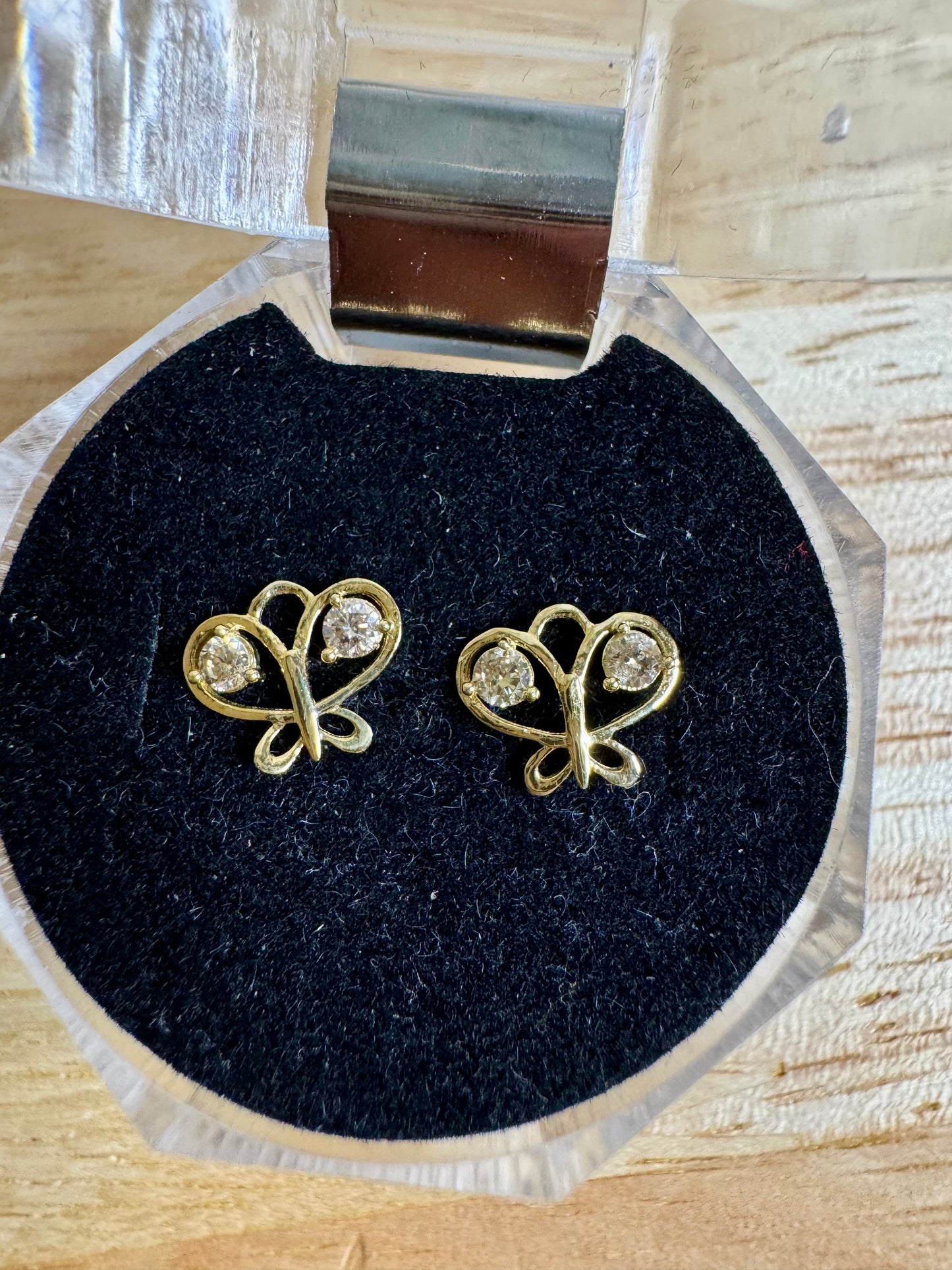 Butterfly Dia Earring