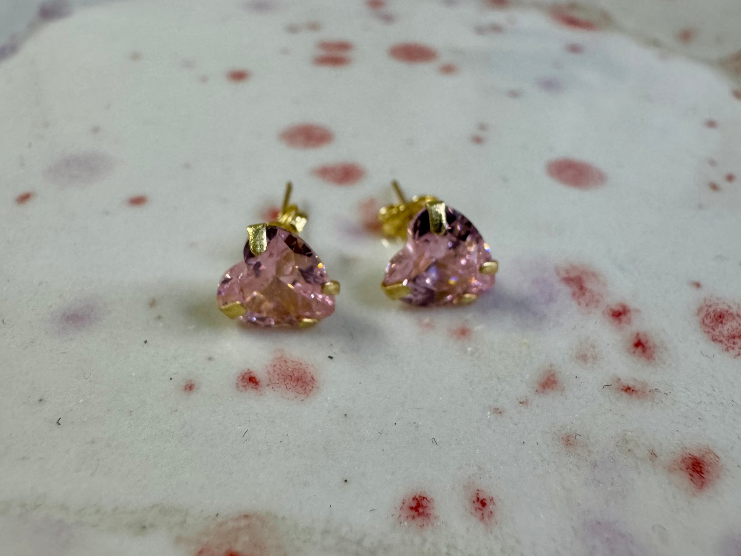 Pink Tourmaline Earrings