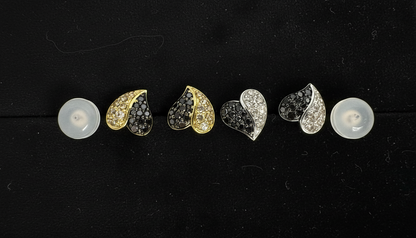 Balance & Love Diamond Stud Earrings