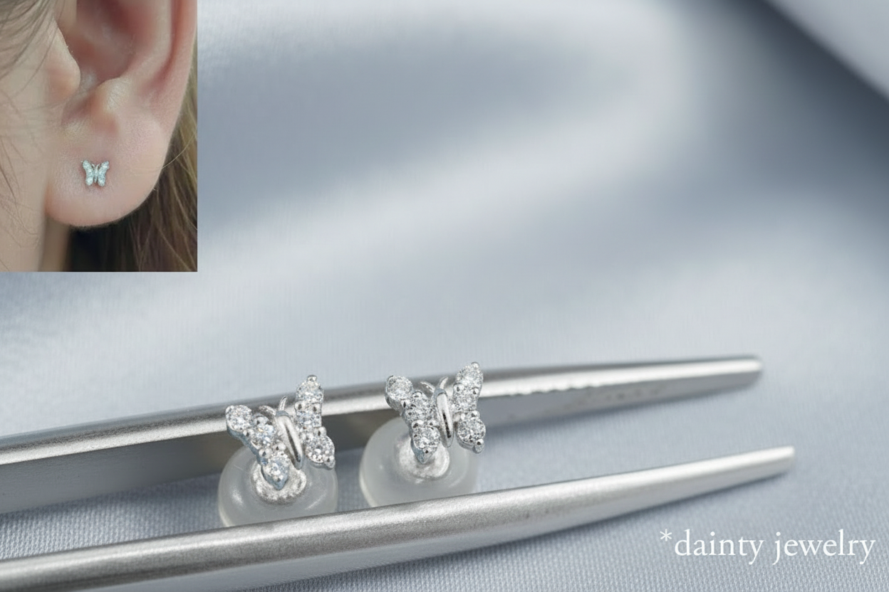 Butterfly Stud