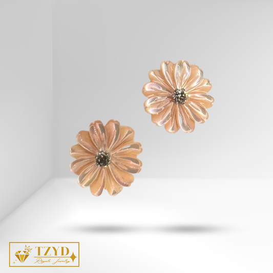 Maria Pearl Flower Earrings