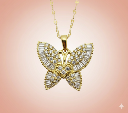 Butterfly Diamond Necklace