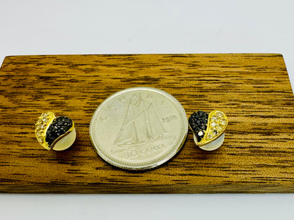 Midnight Heart Stud YG