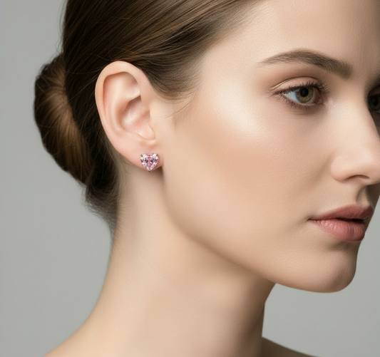 Pink Tourmaline Earrings