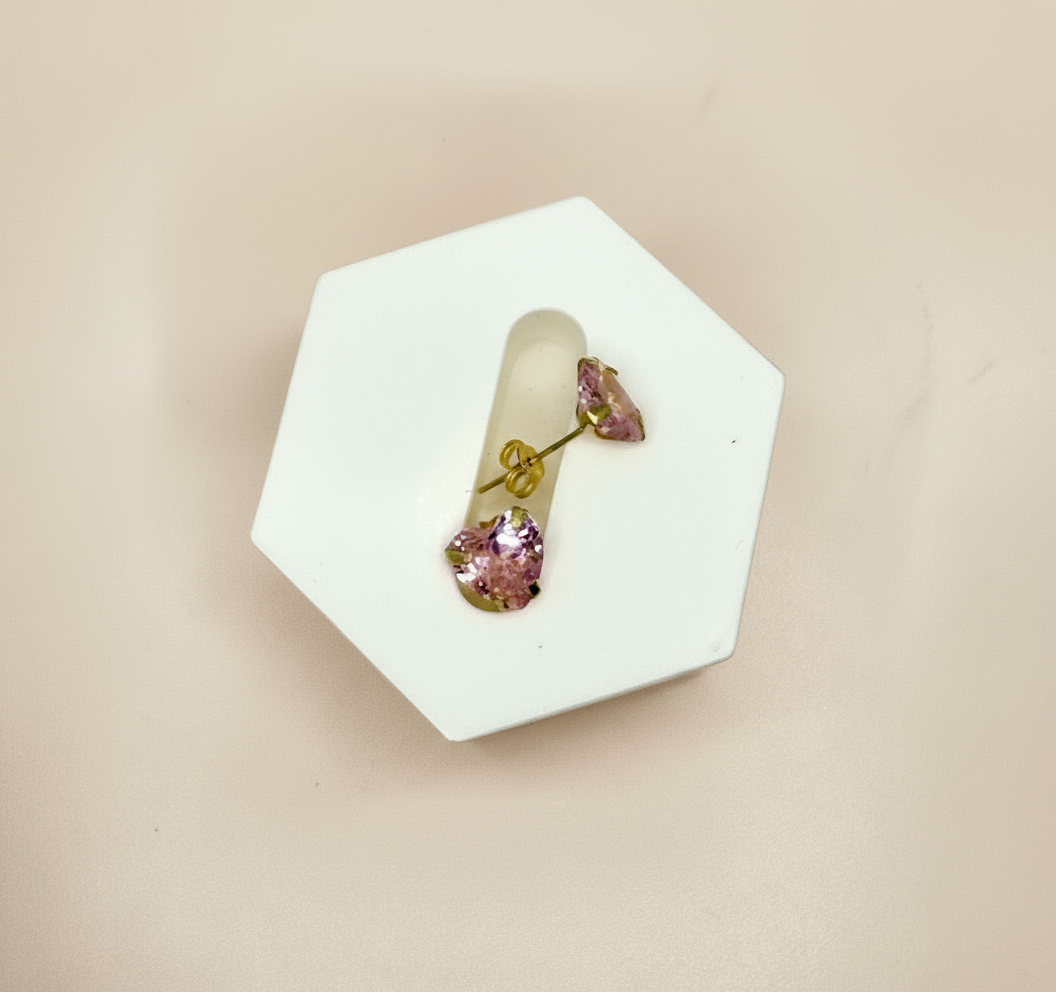 Pink Tourmaline Earrings