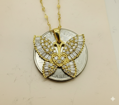 Butterfly Diamond Necklace