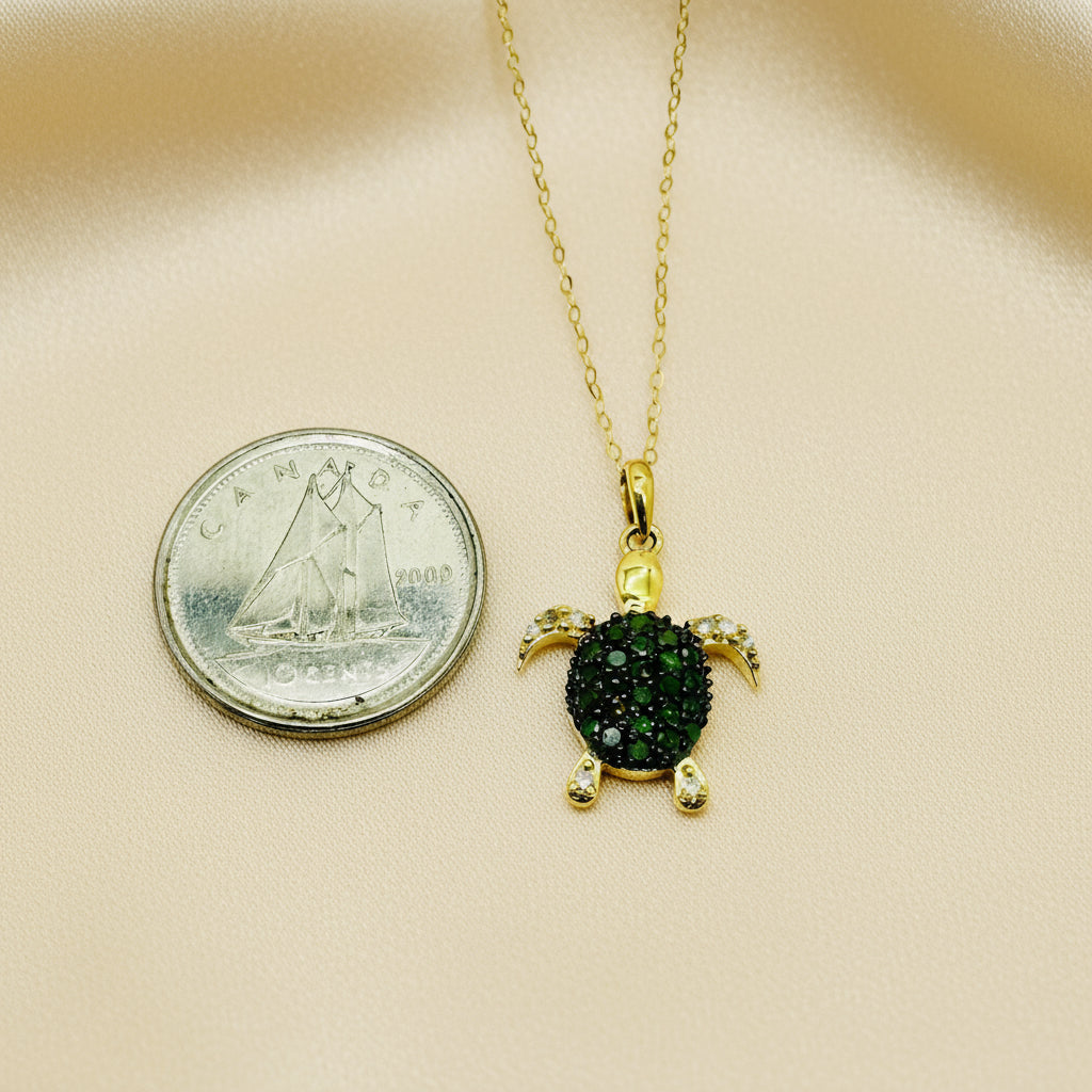 The ‘Ocean ‘s Grace Turtle Necklace