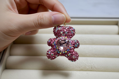 Swarovzki Teddy Pendant