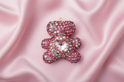 Swarovzki Teddy Pendant