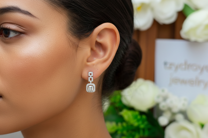 Geometric Drop Earrings