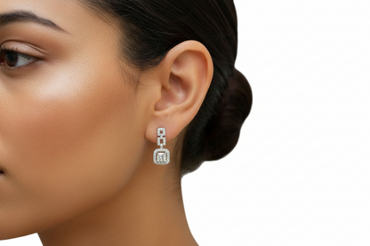 Geometric Drop Earrings