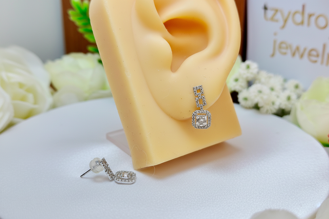 Geometric Drop Earrings