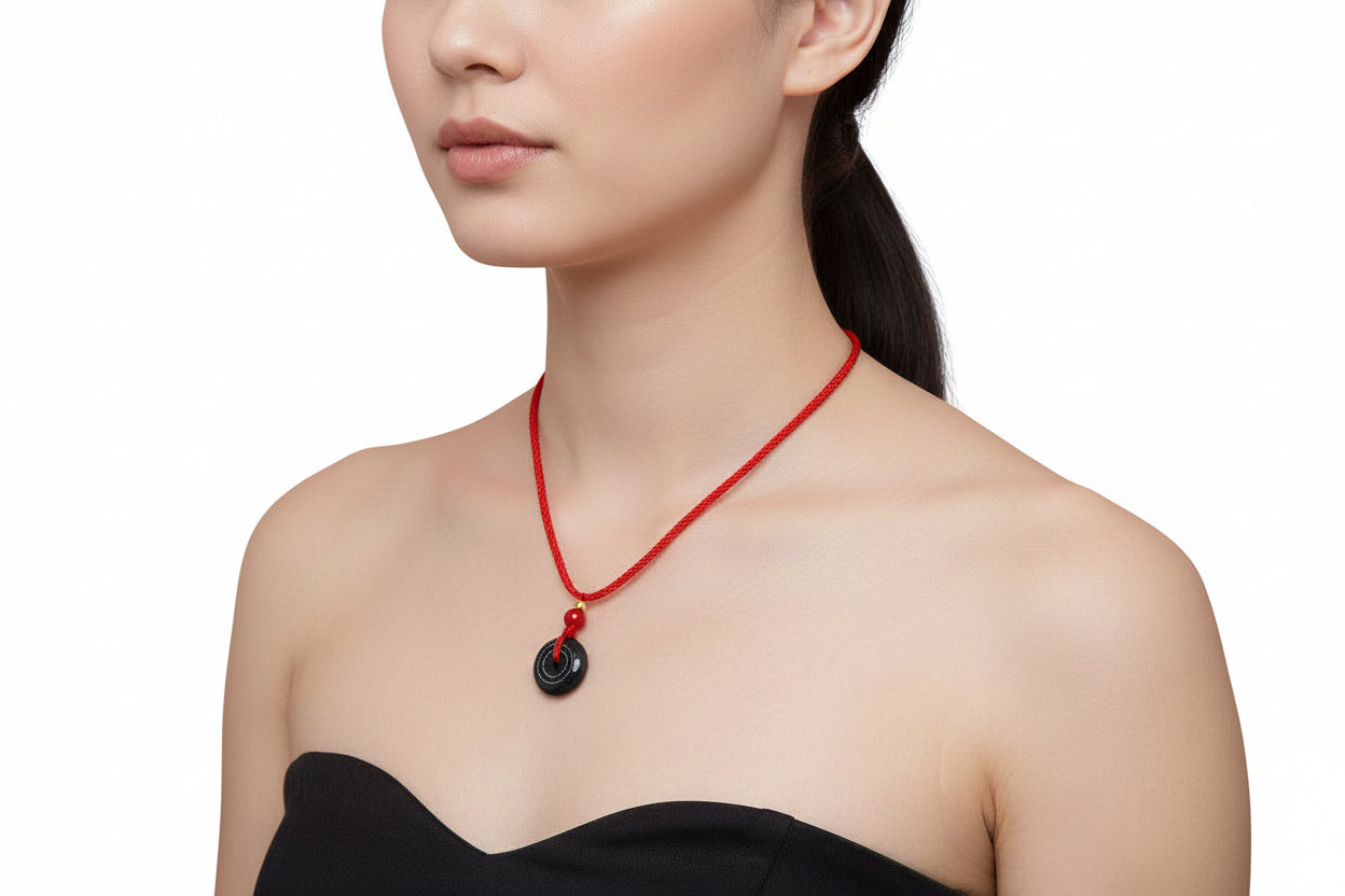 Black Jadeite Necklace