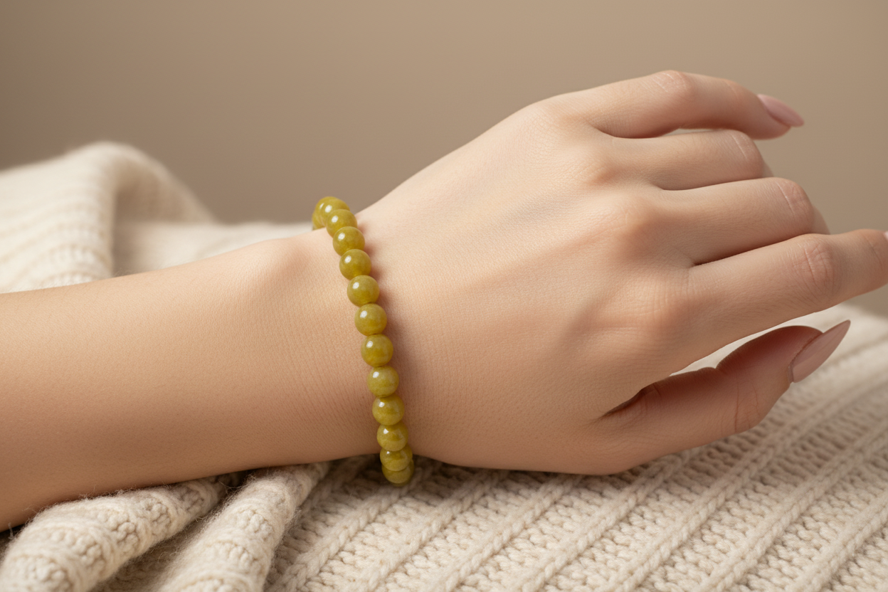 Yellow Beads Jadeite