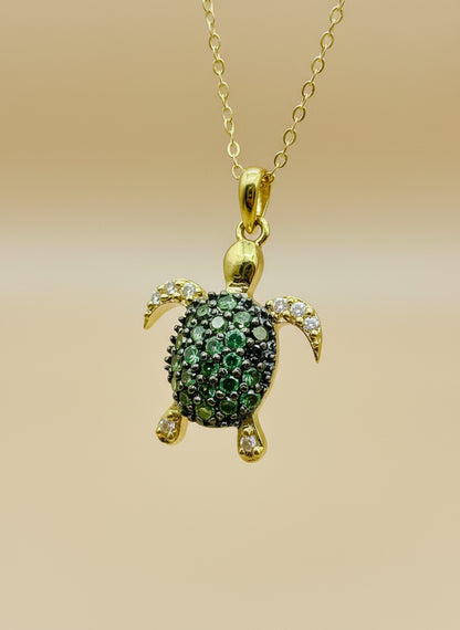 The ‘Ocean ‘s Grace Turtle Necklace