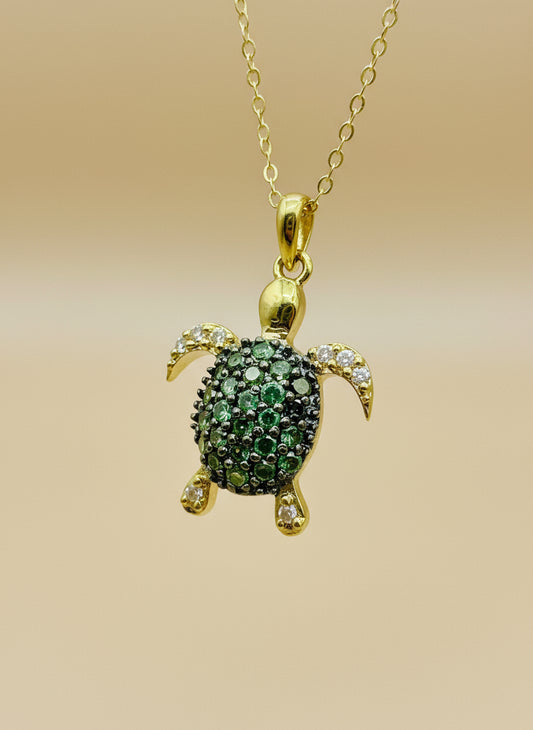 The ‘Ocean ‘s Grace Turtle Necklace