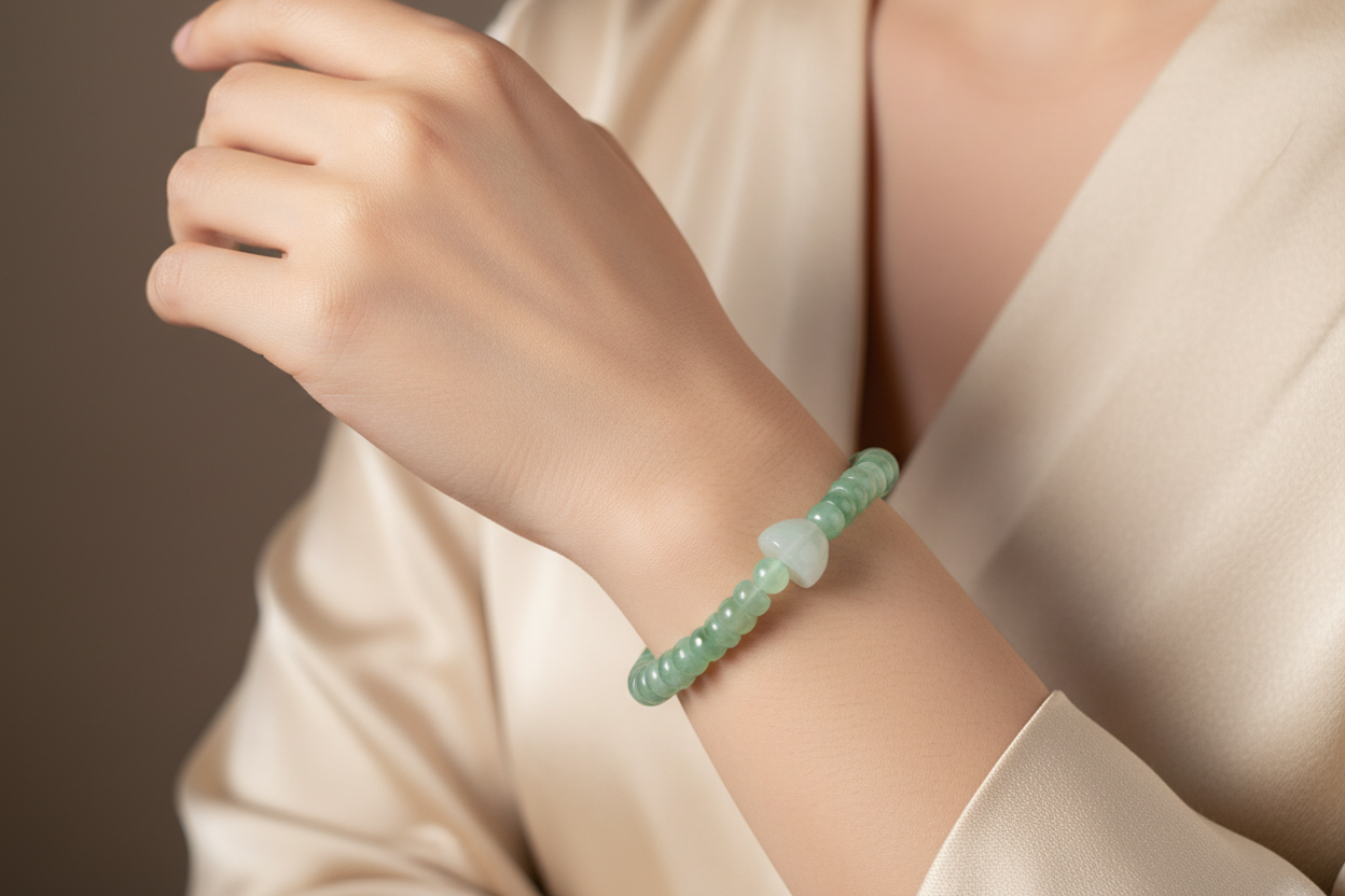 Jadeite Abacus Bracelet