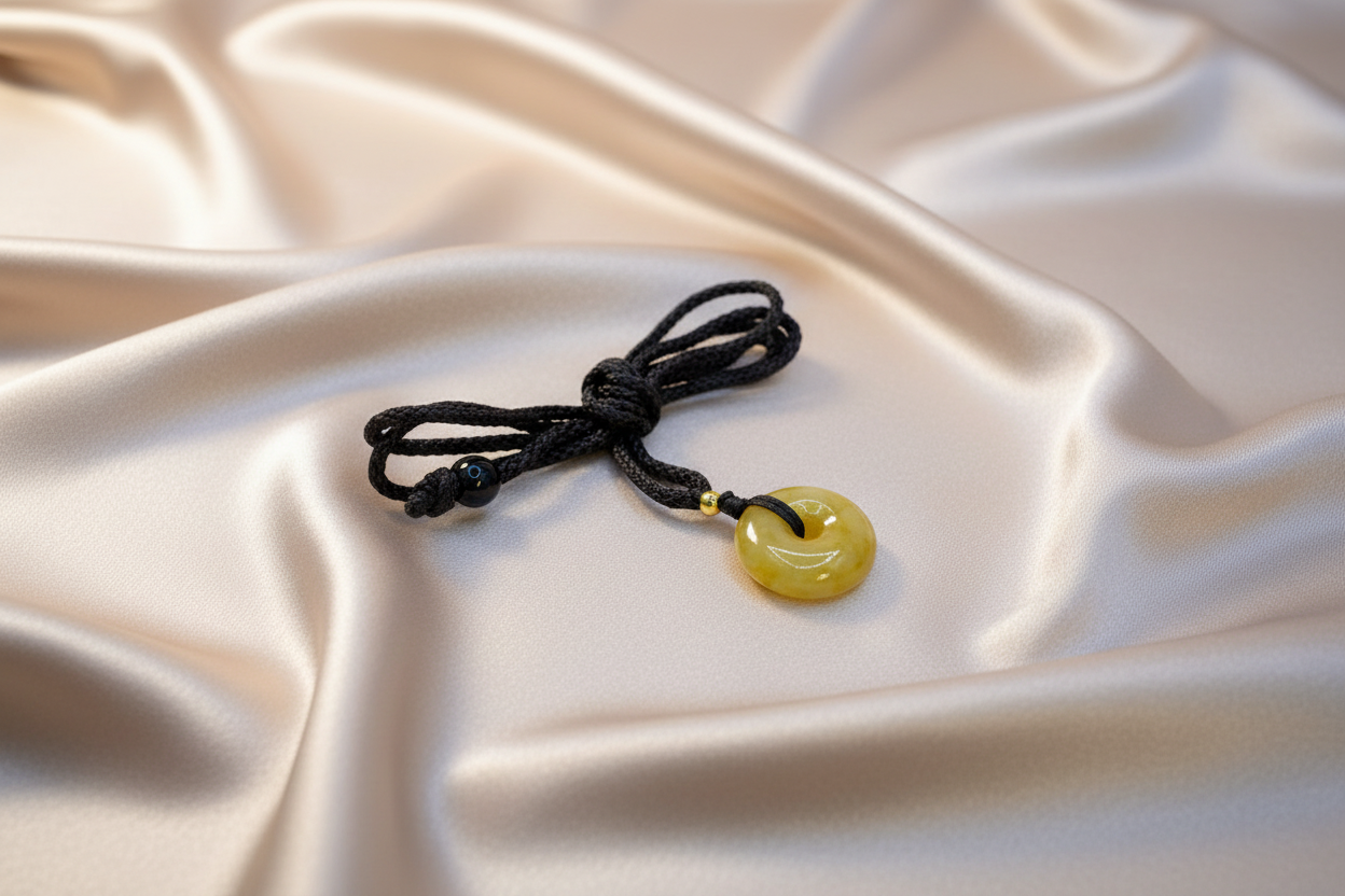 Yellow Jadeite Ping An Kou