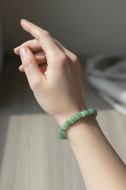 Jadeite Abacus Bracelet