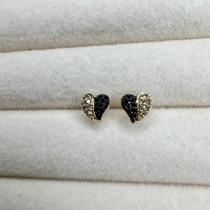 Midnight Heart Stud YG