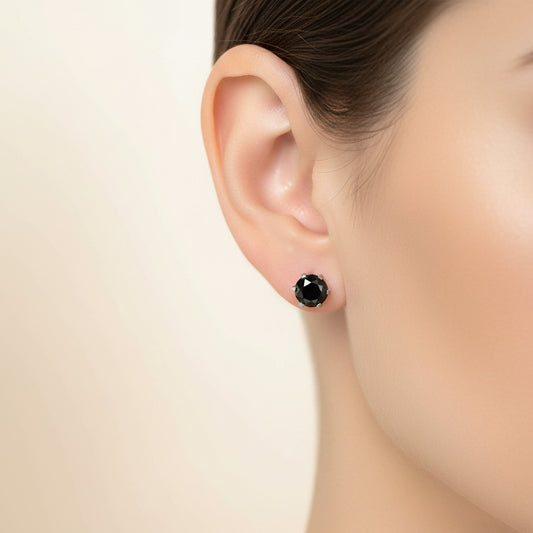 Black Diamond Earrings
