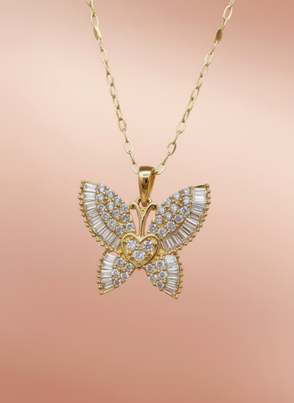 Butterfly Diamond Necklace