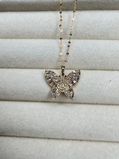 Butterfly Diamond Necklace