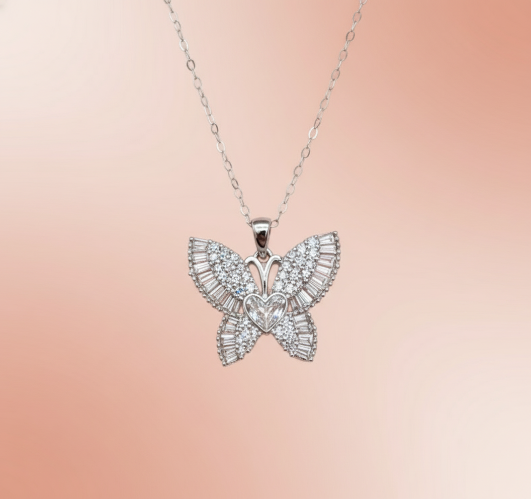 Butterfly Diamond Necklace